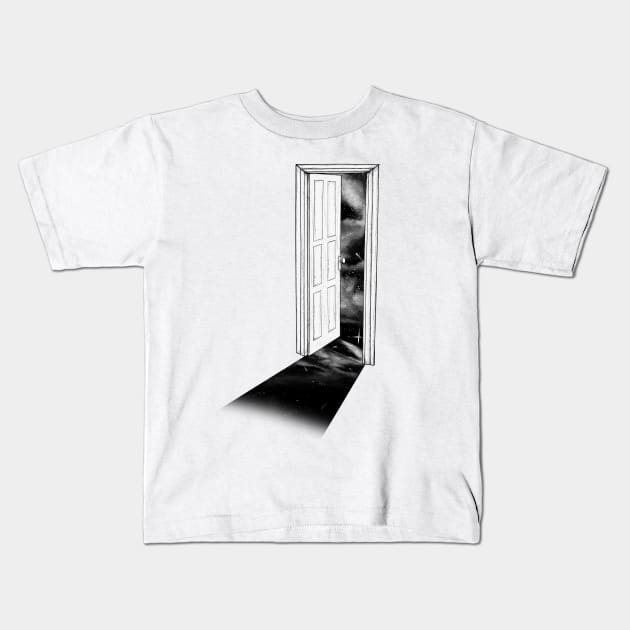 The Doorway to the Universe Kids T-Shirt by greatwave